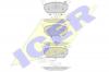 ICER 182189 Комплект тормозных колодок, дисковый тормоз