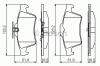 BOSCH 0 986 495 216 Комплект тормозных колодок, дисковый тормоз