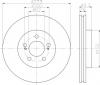 TEXTAR 92163703 ДИСК ТОРМОЗНОЙ, ДИАМЕТР-245 ММ., ВЫСОТА-63,9 ММ., КОЛИЧЕСТВО ОТВЕРСТИЙ-5