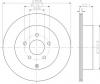 TEXTAR 92149303 Диск торм. NISSAN MURANO (Z50/Z51) 05- задний. 1 шт (min 2 шт)