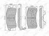 LYNX BD-5507 BD5507 Тормозные колодки дисковые LYNX