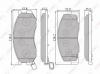 LYNX BD7515 BD7515 Тормозные колодки дисковые LYNX