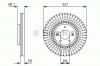 BOSCH 0 986 479 786 Тормозной диск