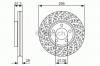BOSCH 0 986 479 A02 Тормозной диск