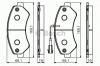 BOSCH 0 986 495 095 Комплект тормозных колодок, дисковый тормоз