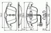 BOSCH 0 986 495 129 Комплект тормозных колодок, дисковый тормоз
