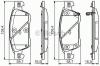 BOSCH 0 986 495 134 Комплект тормозных колодок, дисковый тормоз