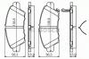 BOSCH 0 986 494 562 Комплект тормозных колодок, дисковый тормоз