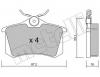 METELLI 22-0100-2 Комплект тормозных колодок, дисковый тормоз