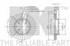 NK 202616 Тормозной диск