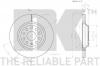 NK 2047136 Диск тормозной задний / AUDI A3 04~, SKODA Superb 08~, VW EOS, Golf 06~, Passat 06~, Passat CC 09~
