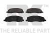NK 223642 Колодки тормозные дисковые передние / OPEL Insignia 17+