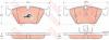 TRW GDB1404 Комплект тормозных колодок, диско