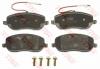 TRW GDB1503 Комплект тормозных колодок, диско
