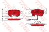 TRW GDB1762DTE Комплект тормозных колодок, дисковый тормоз