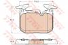 TRW GDB1943 Колодки тормозные TRW GDB1943 BMW 3 F30/1 F20 BREMBO