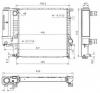 NRF 53849 Радиатор (Al) 53849