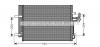 AVA COOLING SYSTEMS FDA5428D Радиатор кондиционера