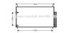 AVA COOLING SYSTEMS TOA5405D AVA TOA5405D_радиатор кондиционера с осушит./ Toyota Auris 1.4/1.6 07