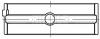 MAHLE 001HL19630000 вкладыши коренные (пара) STD [SPUTTER низ] 4/5Х