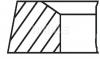 MAHLE 00136N4 Комплект поршневых колец