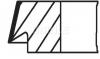 MAHLE 20543N0 Комплект поршневых колец
