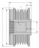 HELLA 9XU358039-071 Механизм свободного хода генератора