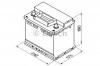 BOSCH 0092S30050 Стартерная аккумуляторная батар; Стартерная аккумуляторная батар