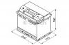 BOSCH 0092S40060 Стартерная аккумуляторная батар; Стартерная аккумуляторная батар