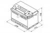 BOSCH 0092S40070 Стартерная аккумуляторная батар; Стартерная аккумуляторная батар