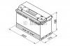 BOSCH 0092S40130 Стартерная аккумуляторная батар; Стартерная аккумуляторная батар