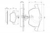 BOSCH 0986424360 Колодки торм.пер.