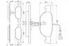 BOSCH 0 986 424 362 Комплект тормозных колодок, диско