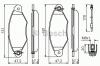 BOSCH 0986424455 Колодки торм.пер.