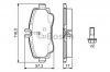 BOSCH 0 986 424 470 Комплект тормозных колодок, диско