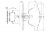 BOSCH 0 986 424 488 Комплект тормозных колодок, диско