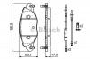 BOSCH 0 986 424 581 Комплект тормозных колодок, диско