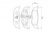BOSCH 0 986 424 585 Комплект тормозных колодок, диско