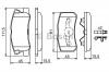 BOSCH 0986424717 Колодки торм.зад./дат.