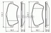BOSCH 0986424721 Колодки торм.пер.