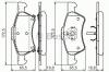 BOSCH 0 986 424 765 Комплект тормозных колодок, диско