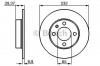 BOSCH 0 986 478 492 Тормозной диск