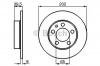 BOSCH 0986478868 Торм.диск зад.[232x9] 5 отв.(min 2)