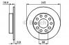 BOSCH 0986478986 Торм.диск зад.[245х9.90] 5 отв.(min 2)