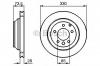 BOSCH 0986479095 Торм.диск зад.вент.[330x28] 5 отв.