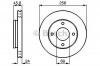 BOSCH 0 986 479 187 Тормозной диск