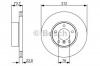 BOSCH 0 986 479 381 Тормозной диск
