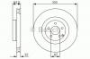 BOSCH 0986479415 Торм.диск пер.[330x32] 5 отв. min 2