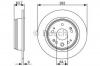 BOSCH 0 986 479 505 Тормозной диск