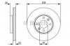 BOSCH 0 986 479 556 Тормозной диск